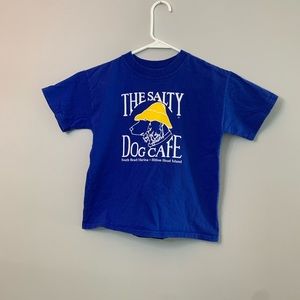 Salty Dog Blue T Shirt Youth Small